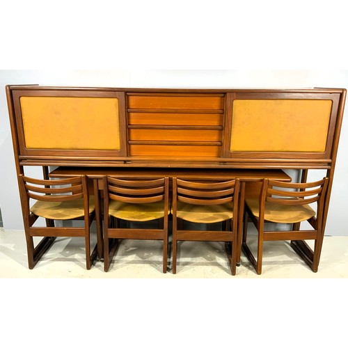 614 - AN UNUSUAL LATE CENTURY COMBINATION SUITE OF FURNITURE BY EON (ELLIOTTS OF NEWBURY) COMPRISING HIGH ... 