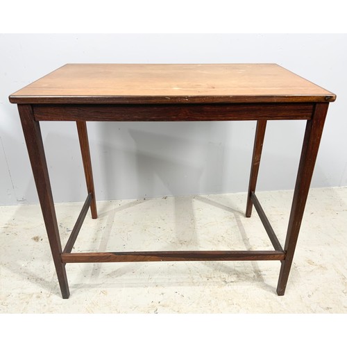 633 - ROSEWOOD OCCASIONAL TABLE 56cm x 35cm