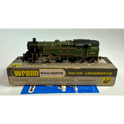 405 - G&R WRENN, VERY SCARCE BOXED W2270 2-6-4 BR STANDARD TANK IN BR LINED GREEN 80135, WITH INSTRUCTIONS... 