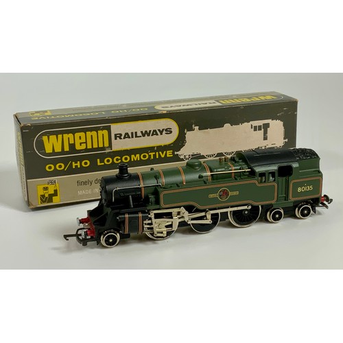 405 - G&R WRENN, VERY SCARCE BOXED W2270 2-6-4 BR STANDARD TANK IN BR LINED GREEN 80135, WITH INSTRUCTIONS... 