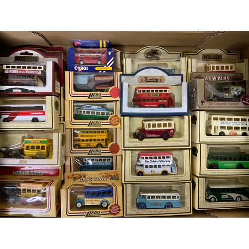 103 - 33 LLEDO BOXED MODELS, MOSTLY BUS RELATED, MIXED AGE MODELS