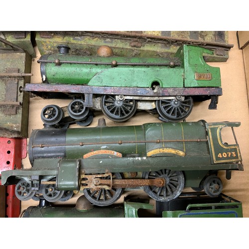 452 - HORNBY, SPARES OR  REPAIR, EARLY LOCO 4-4-0 2710, NO TENDER, 4073 CAERPHILLY CASTLE ELECTRIC, & TEND... 