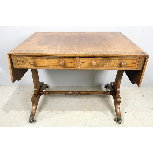 609 - INLAID SOFA TABLE