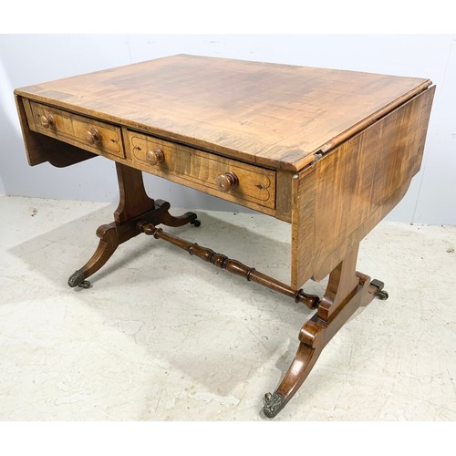 609 - INLAID SOFA TABLE