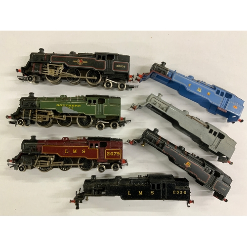 408 - G&R WRENN, BR STANDARD TANK LOCOMOTIVES : 80033 BR LINED BLACK, SOUTHERN 1927 (SEE MISSING PAINT), L... 