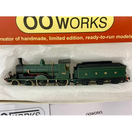 501 - 00 WORKS, BOXED 00 GAUGE HAND BUILT SPECIALIST MODEL, DRUMMOND K10 'SMALL HOPPER' 4-4-0 342, LSWR HO... 