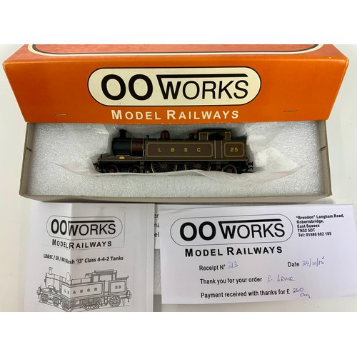 510 - 00 WORKS, BOXED 00 GAUGE HAND BUILT SPECIALIST MODEL, LB&SC / SR/ BR MARSH CLASS 4-4-2 TANK LOCOMOTI... 