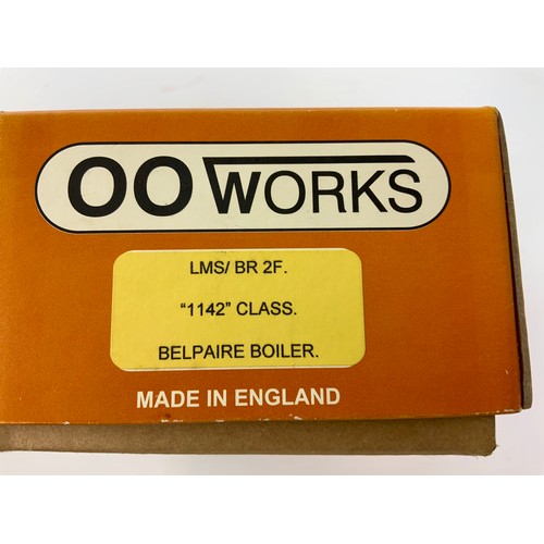 519 - 00 WORKS, BOXED 00 GAUGE HAND BUILT SPECIALIST MODEL, LMS / BR 2F 1142 CLASS BELPAIRE BOILER, LMS BL... 