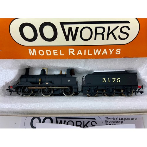 520 - 00 WORKS, BOXED 00 GAUGE HAND BUILT SPECIALIST MODEL, LMS 1698 CLASS ORIGINAL BOILER, LMS BLACK 3175