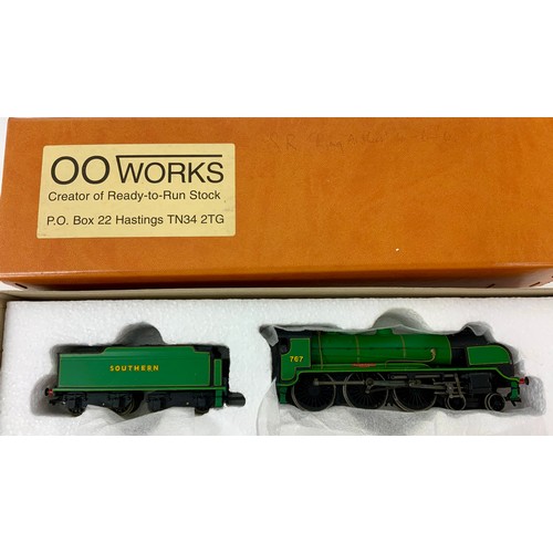 523 - 00 WORKS, BOXED 00 GAUGE HAND BUILT SPECIALIST MODEL, S004 KING ARTHUR CLASS 4-6-0 767 SIR VALENCE I... 