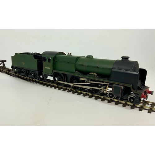 463 - 0 GAUGE EX LMS BR  PATRIOT CLASS 4-6-0 , 45546 FLEETWOOD, 3 RAIL, SPOON PICK UP