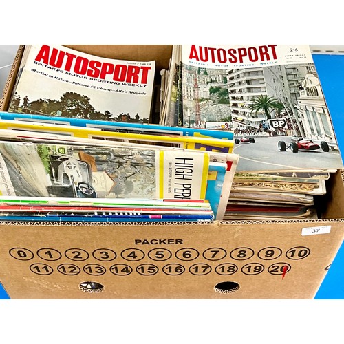 37 - LARGE QUANTITY OF AUTOSPORT MAGAZINES FROM 1960’S AND 1970’S AND OTHER MOTOR SPORT MAGAZINES