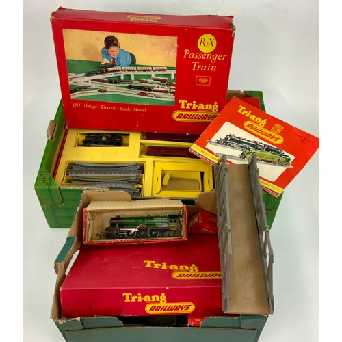 TRIANG MODEL RAILWAY, BOXED R2X SET, COMPRISING JUST LOCO, JINTY 3F, 2 ...