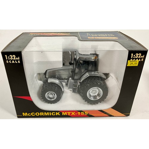 184 - ACCURATE DIE-CAST LTD MC CORMICK MTX155, T/W A BOXED NZG 231962 NO 233 CAT D8N TRACTOR, 1: 50 SCALE.... 