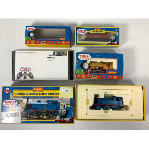 395 - HORNBY THOMAS THE TANK ENGINE, LIMITED EDITION R9685  THOMAS & HORNBY SOUVENIR COVER, BOXED R9047 BI... 