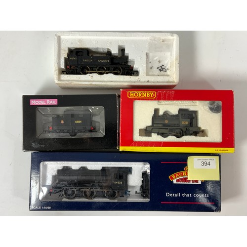 394 - BACHMANN BOXED LNER J39 64838, MODEL RAIL BOXED MR-003 BR SENTINEL Y3 68184, HORNBY R2335 PUG 51231 ... 