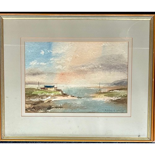 42 - FOUR FRAMED AUBREY R PHILLIPS WATERCOLOURS