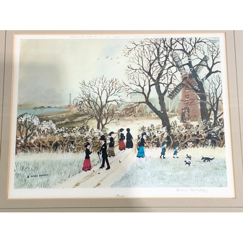 67 - HELEN BRADBURY (1900-1979) PRINT, WINTER (LOT 67 GENERAL SALE 12 JUNE 24)