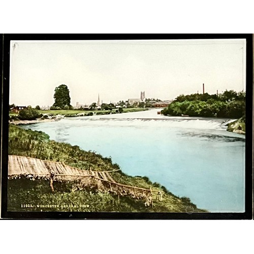 81 - TWO FRAMED OLD PHOTOGRAPHS OF WORCESTER CATHEDRAL