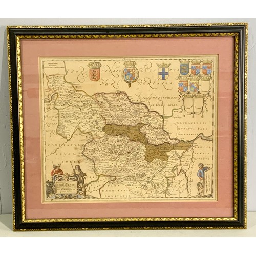 109 - ANTIQUARIAN MAP YORKSHIRE, WEST RIDING, SCHENK AND VOLK