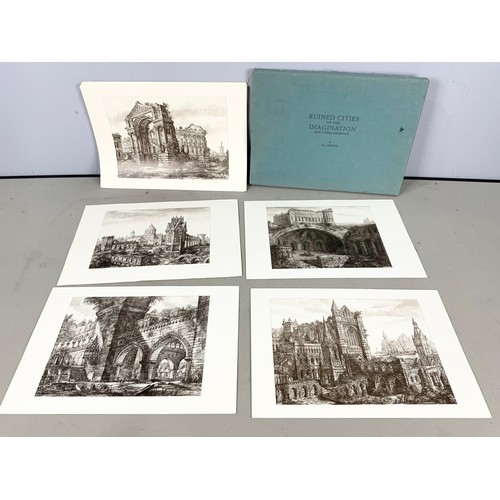 116 - RUINED CITIES OF THE IMAGINATION AND OTHER DRAWINGS BY T A GREEVES