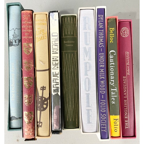 129 - 17 FOLIO SOCIETY BOOKS INC RUMPOLE, IN SEARCH OF ENGLAND , THE LIFE OF MUHAMMAD ETC