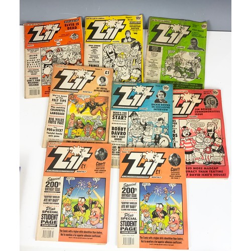 124 - HUMOROUS BOOKS & COMICS INC EARLY ZIT COMICS, SPIKE MILLIGAN BOOKS, VIZ ANNUALS ETC