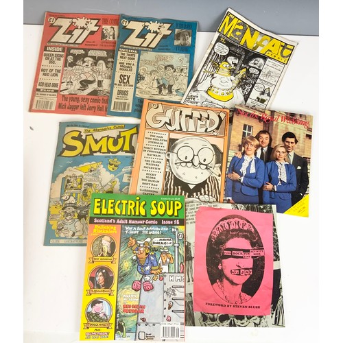 124 - HUMOROUS BOOKS & COMICS INC EARLY ZIT COMICS, SPIKE MILLIGAN BOOKS, VIZ ANNUALS ETC