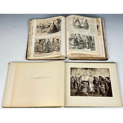 123 - FRANK BRANGWYN BOOK OF ETCHINGS AND AN ALBUM OF 19TH CENTURY ETCHINGS