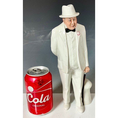 146 - ROYAL DOULTON FIGURE OF CHURCHILL