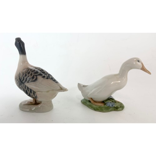 150 - ROYAL COPENHAGEN DUCK 1192 AND ROYAL COPENHAGEN GOOSE 1088