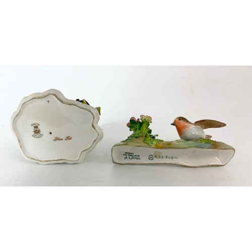 164 - ROYAL DOULTON FIGURE – GOLDEN DAYS TOGETHER WITH ROYAL DOULTON SPANIEL AND PHEASANT WITH ADDERLEY & ... 