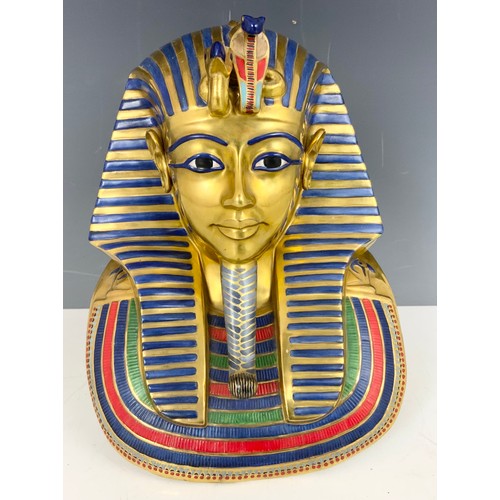 142 - RARE BOEHM PORCELAIN TUTANKHAMUN MASK  LIMITED EDITION OF 500 22cm TALL