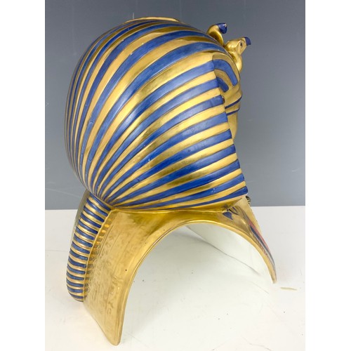 142 - RARE BOEHM PORCELAIN TUTANKHAMUN MASK  LIMITED EDITION OF 500 22cm TALL