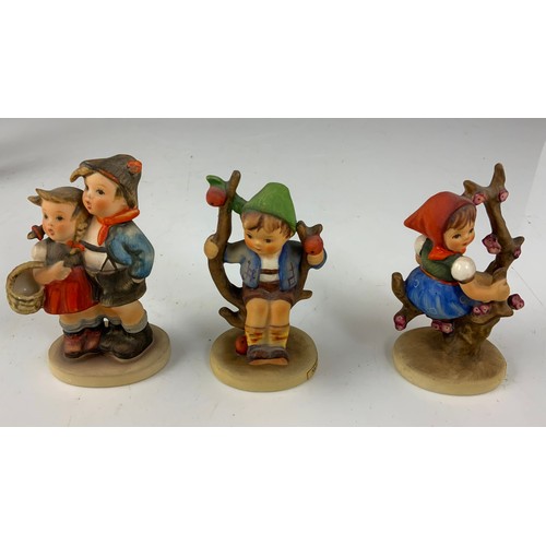 160 - 6 GOEBEL HUMMEL FIGURINES TALLEST 17cm