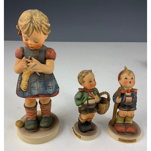 160 - 6 GOEBEL HUMMEL FIGURINES TALLEST 17cm