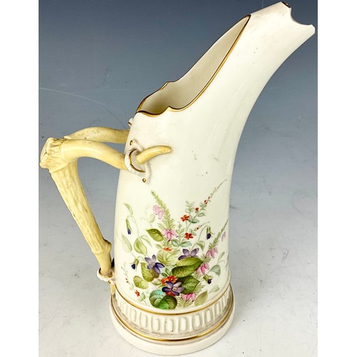 179 - ROYAL WORCESTER RETICULATED VASE PAINTED PHEASANTS SIGNED STINTON, ROYAL WORCESTER TUSK VASE, ROYAL ... 