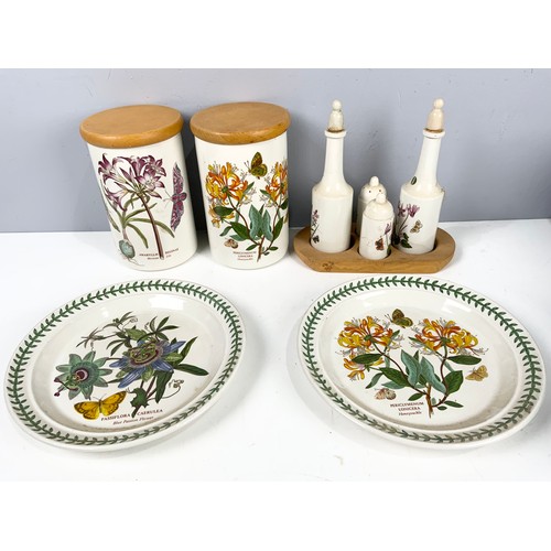 256 - MISC. CORNISH WARE INCLUDING SIFTERS, POOLE SHELL SHAPED VASE AND MISC. PORTMEIRION