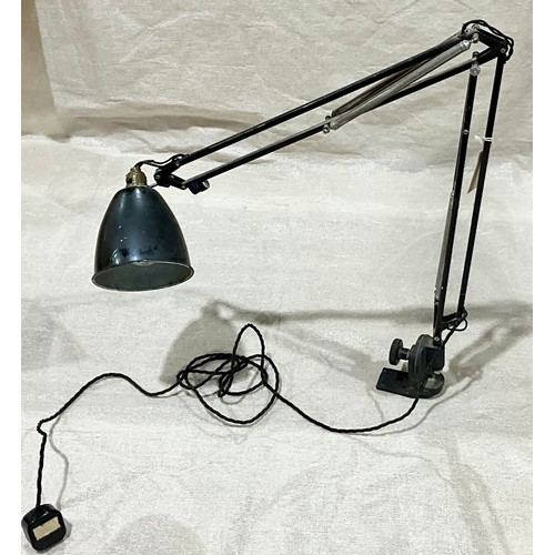 318 - ANGLEPOISE LAMP WITH BENCH CLAMP FITTING