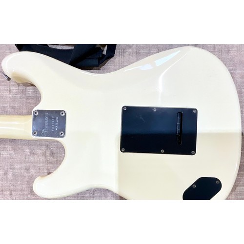 465 - IBANEZ ROADSTAR II SERIES ELECTRIC GUITAR, MADE IN JAPAN, SER. NO. F841667, CREAM FINISH WITH MATCHI... 