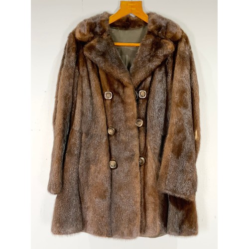 499 - 2 VINTAGE FUR COATS