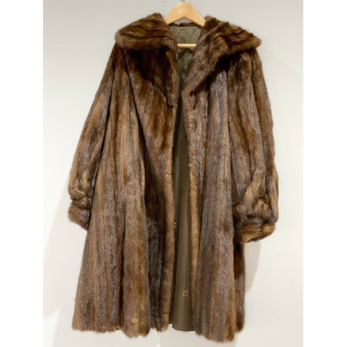 499 - 2 VINTAGE FUR COATS