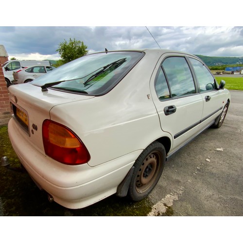 2 - ROVER 420I 5 DOOR HATCHBACK CAR, PETROL, R814 OVJ