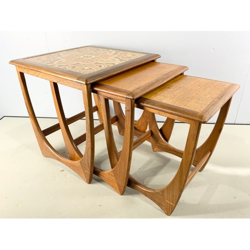 687 - G PLAN NEST OF THREE TEAK OCCASIONAL TABLES