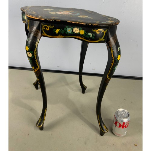 663 - PAINTED LACQUERED TABLE