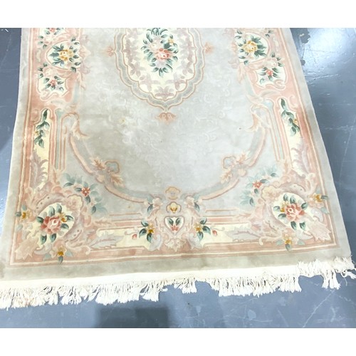 721 - ORIENTAL WOOL RUG 274cm x 183cm