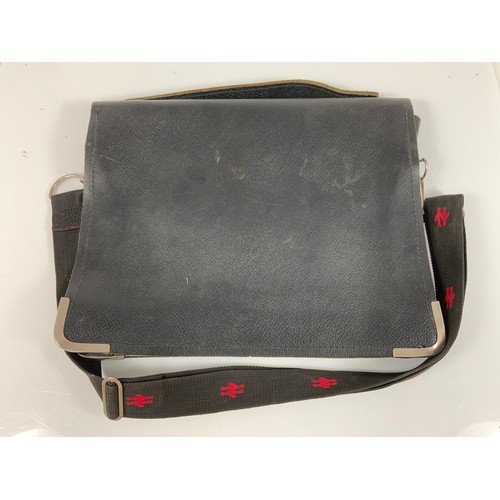 243 - RAILWAY BRIEFCASE WITH BR STRAP