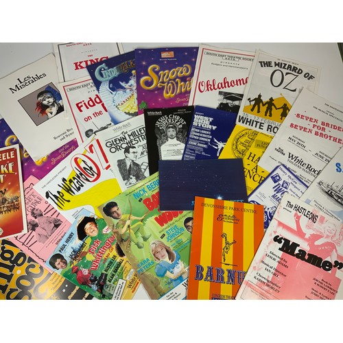 67 - COLLECTION OF THEATRE PROGRAMMES & EPHEMERA, SOME SIGNED