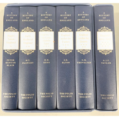 78 - FOLIO SOCIETY 12 VOLUMES OF THE HISTORY OF BRITIAN