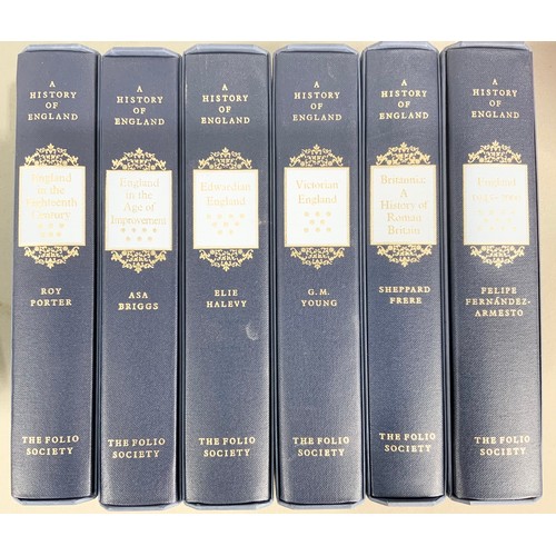 78 - FOLIO SOCIETY 12 VOLUMES OF THE HISTORY OF BRITIAN